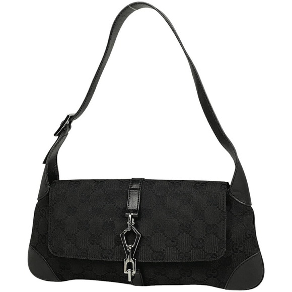 Gucci Handbags - Gucci Kandinsky Shoulder Bag GG Canvas Black